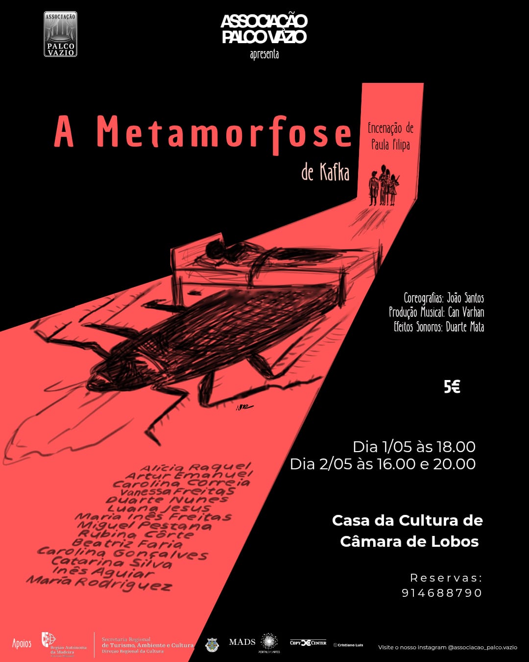 Cartaz metamorfose Maio 2026