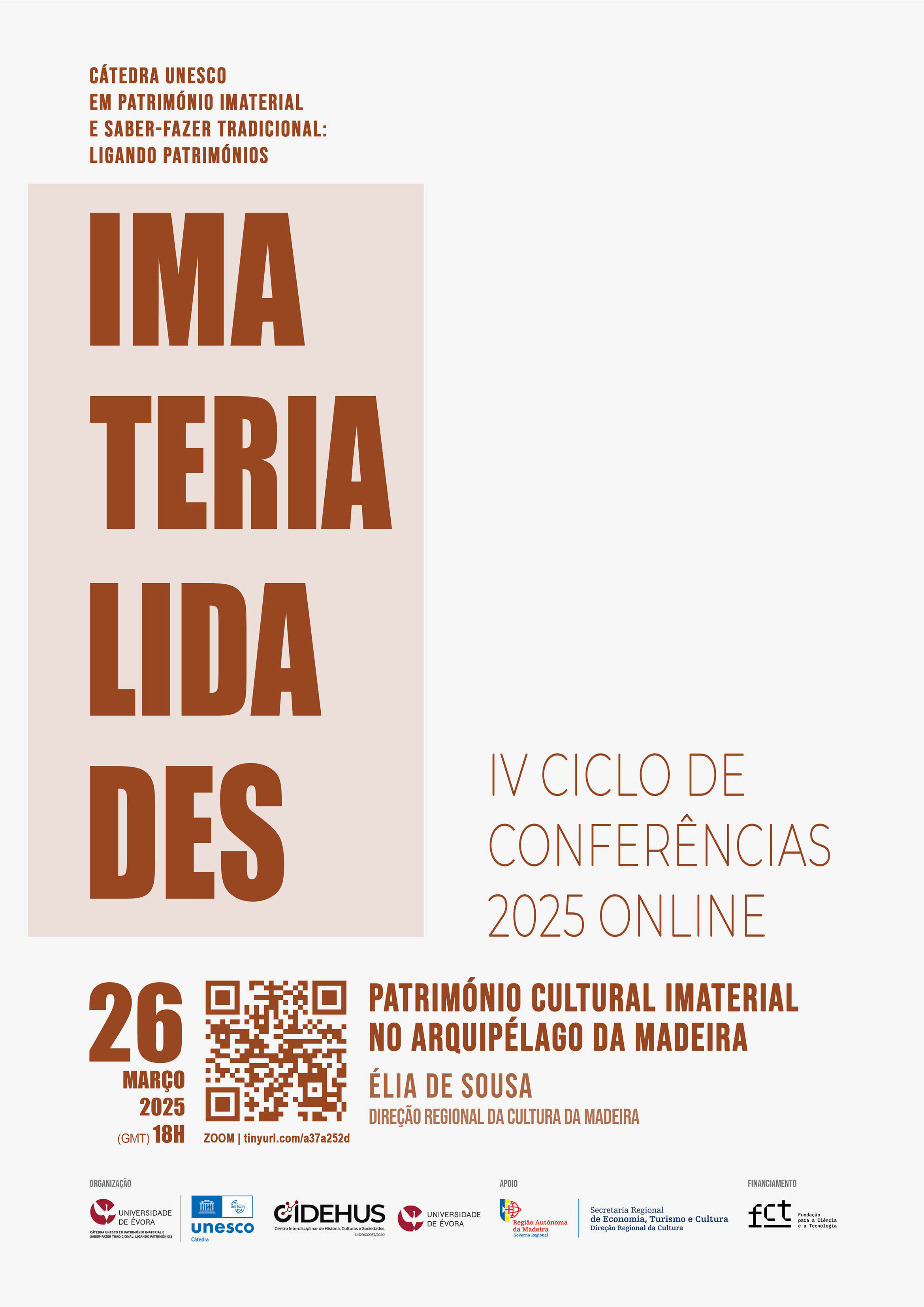 IMATERIALIDADES Ciclo de Conferencias 2025 26mar