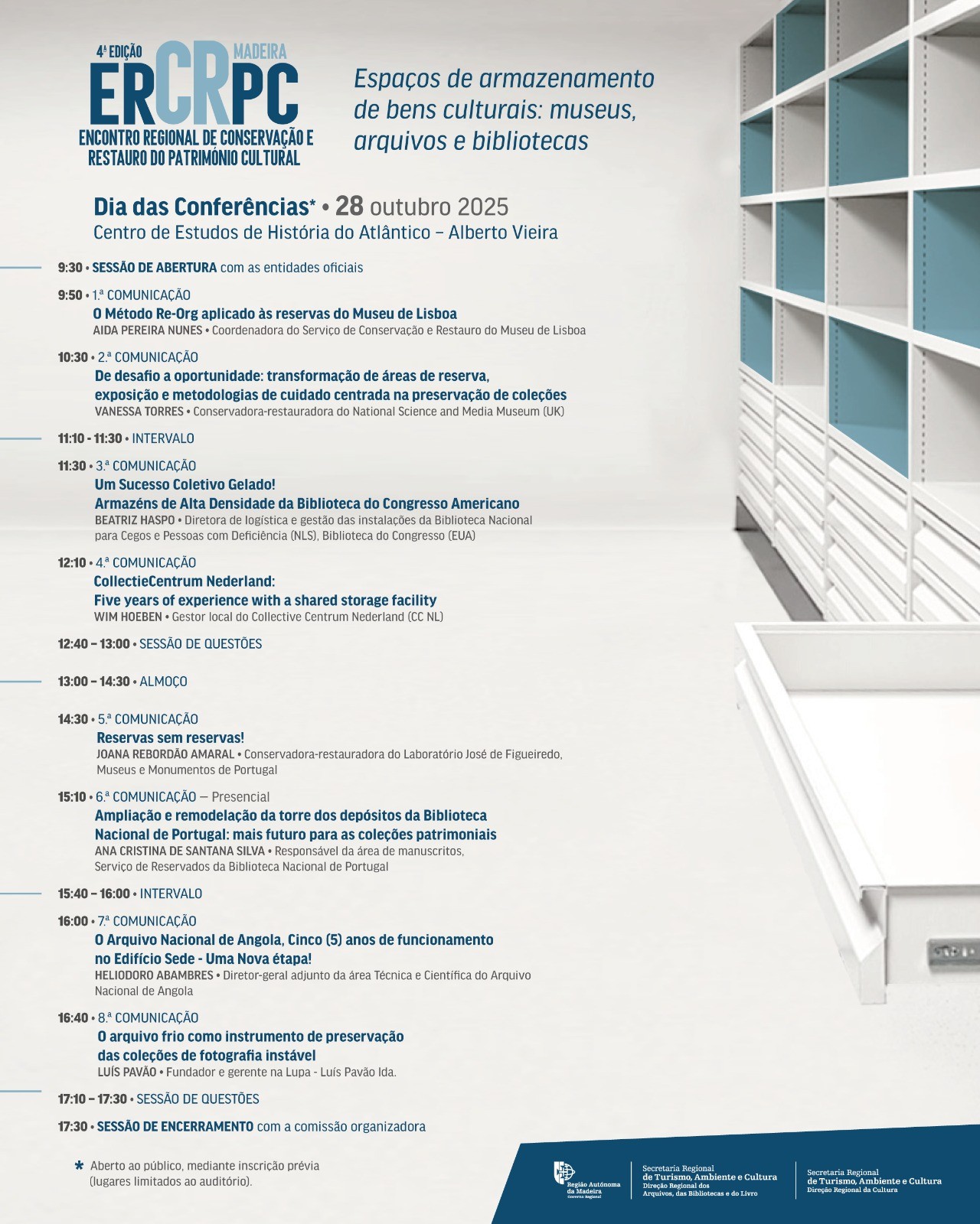 Programa Conf.ERCdia 28 outubro