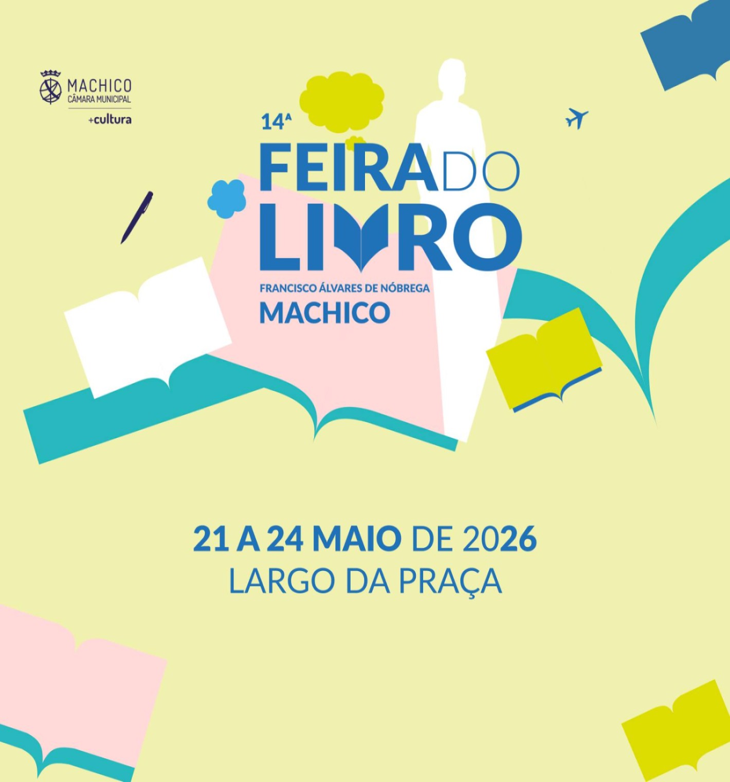 cartazfeiradolivroMachico Maio2026