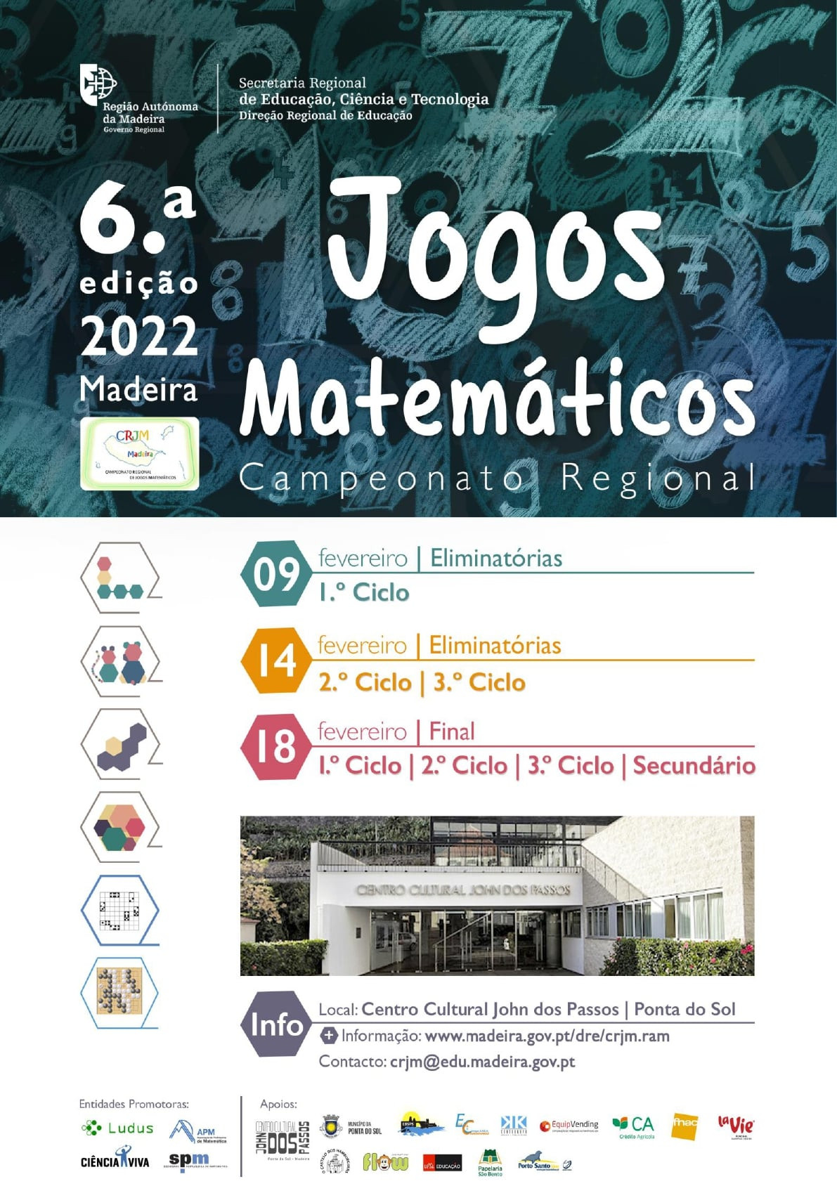 6.º Campeonato Regional de Jogos Matemáticos – EBSM Machico