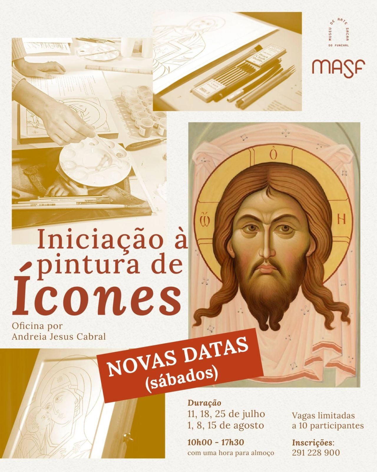 2.ª Edição da Oficina: "Iniciação à pintura de Ícones"