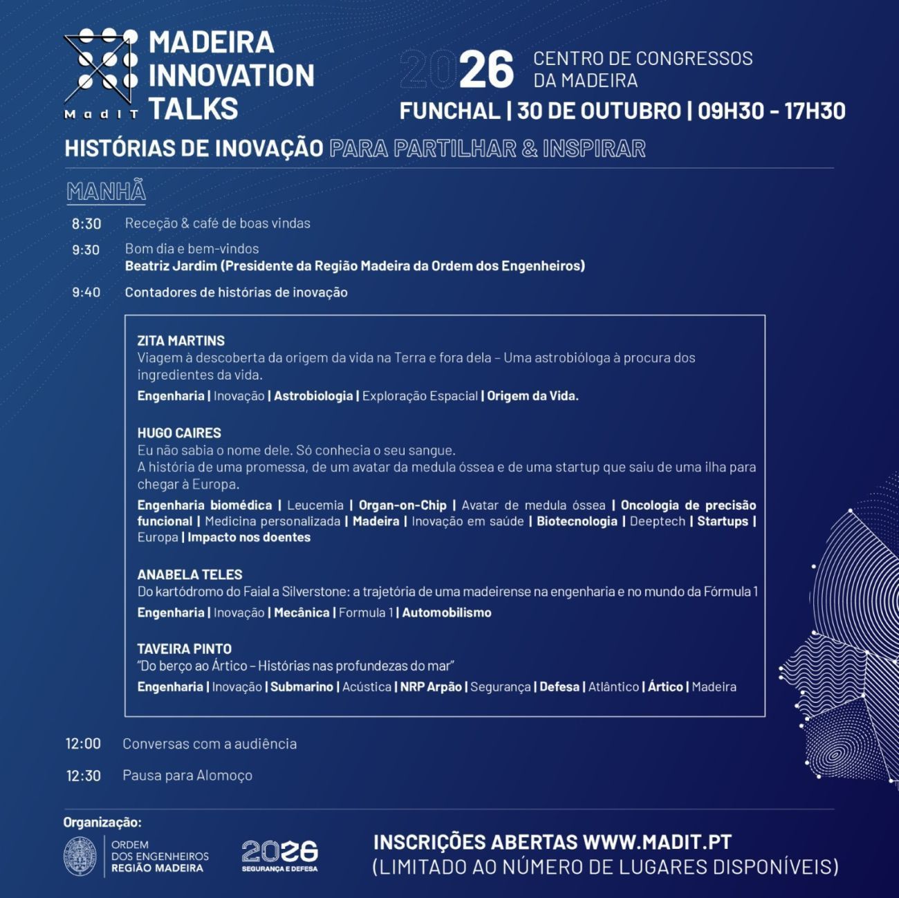 MadIT 2026 - Madeira Innovation Talks – Contadores de Histórias de Inovação - Para Partilhar &amp; Inspirar