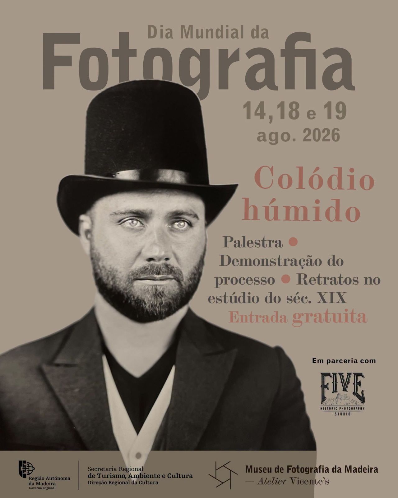 O Museu de Fotografia da Madeira – Atelier Vicente's celebra o Dia Mundial da Fotografia