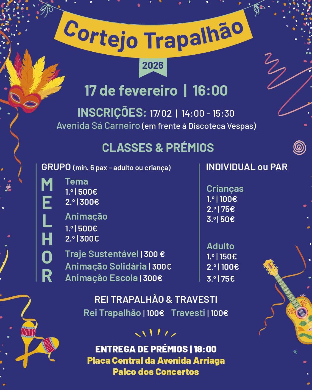Cortejo Trapalhão 2026