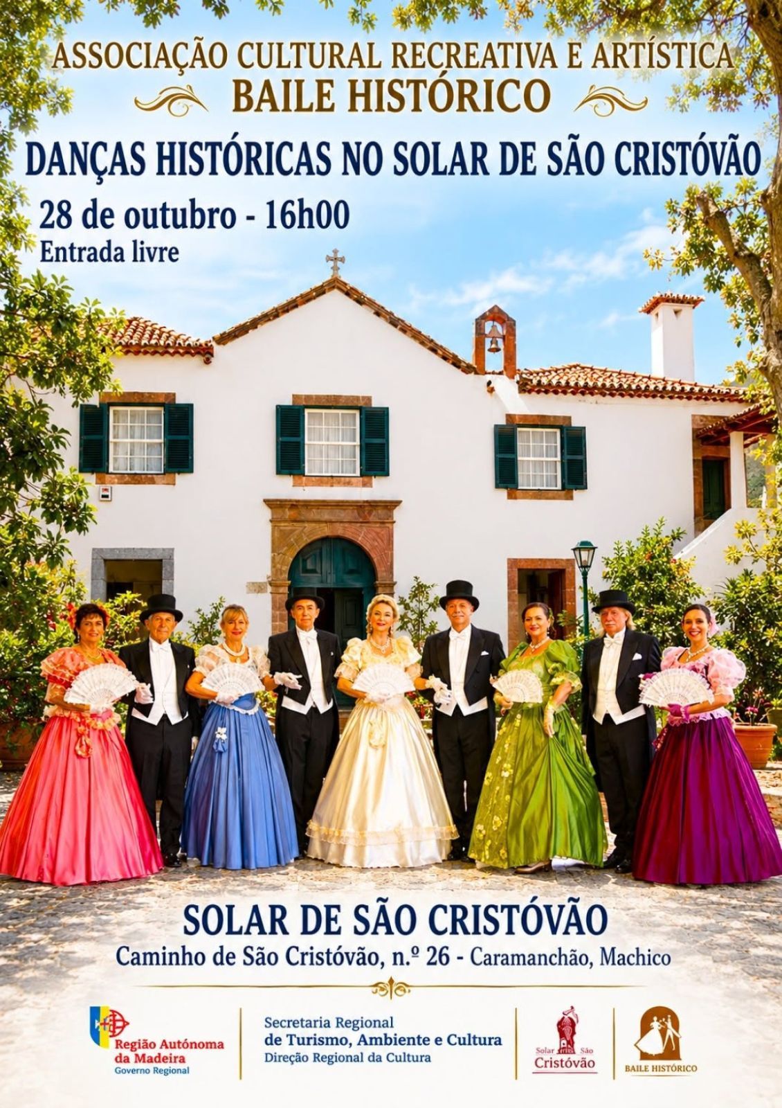Danças Históricas no Solar de São Cristóvão