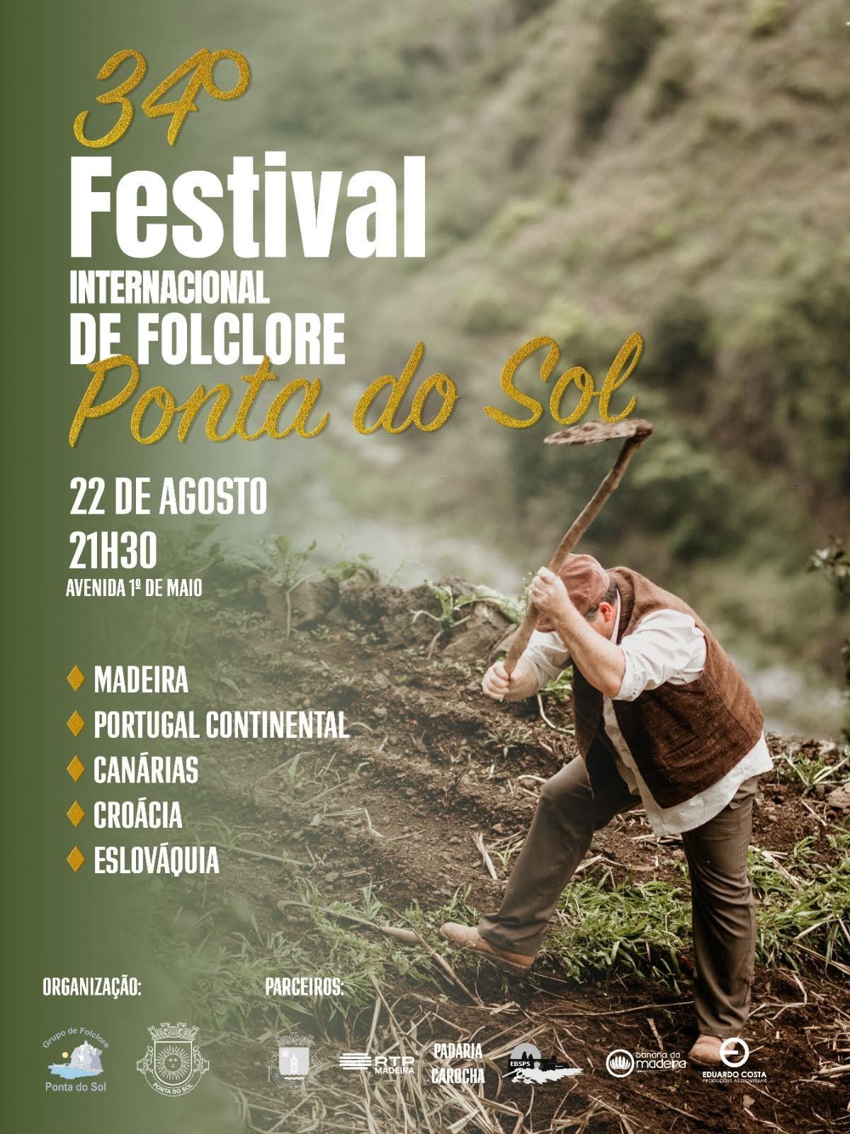 34.ª Edição do Festival Internacional de Folclore da Ponta do Sol 2026