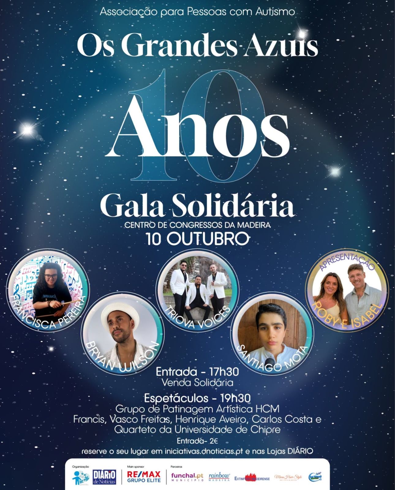 Gala Solidária 10 Anos  - "Os Grandes Azuis"