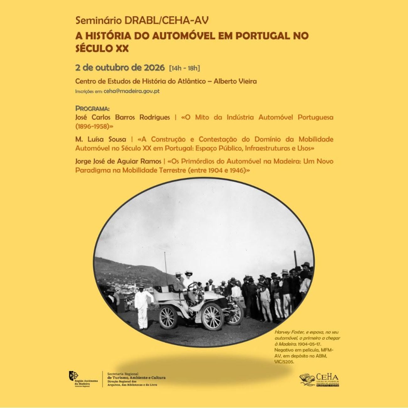 Seminário "A História do Automóvel em Portugal no século XX"