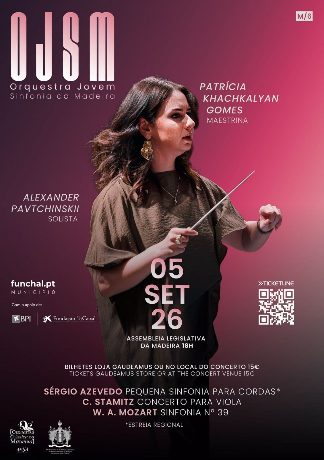 A Orquestra Jovem Sinfonia da Madeira apresenta: 