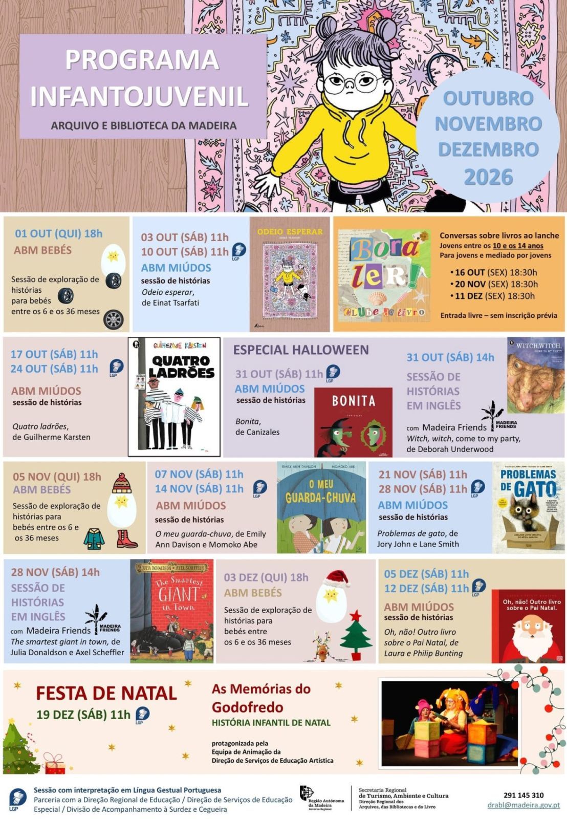 Programa InfantoJuvenil Out · Nov · Dez 2026 