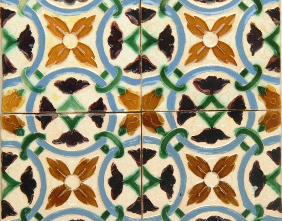 Neo-Hispanic-Moorish Tiles