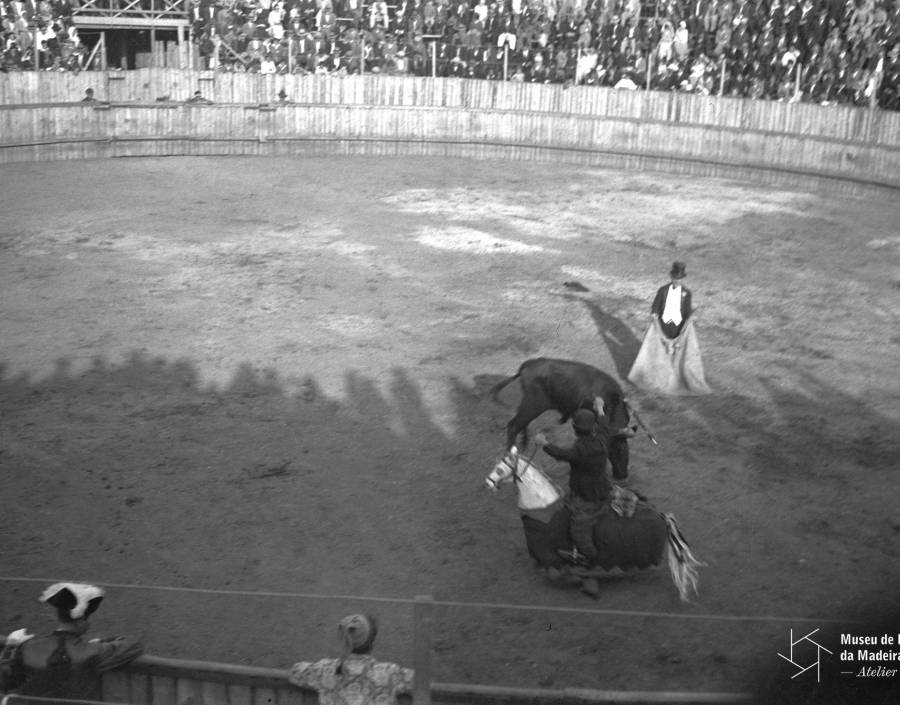 Bullfighting by horse