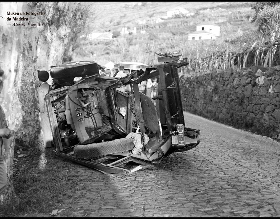 Road accident on the “estrada monumental”, Funchal