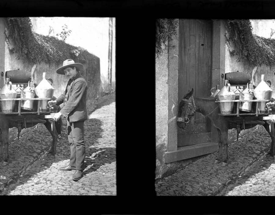 Vendedor ambulante de azeite para iluminação | 1906