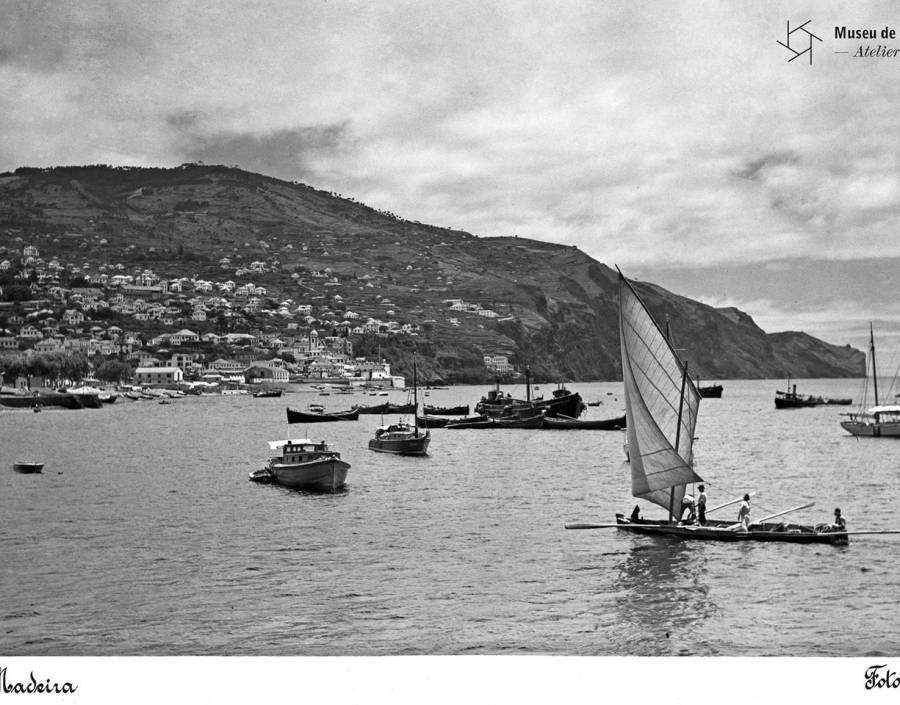 Vista da baía do Funchal, entre 1930 e 1941
