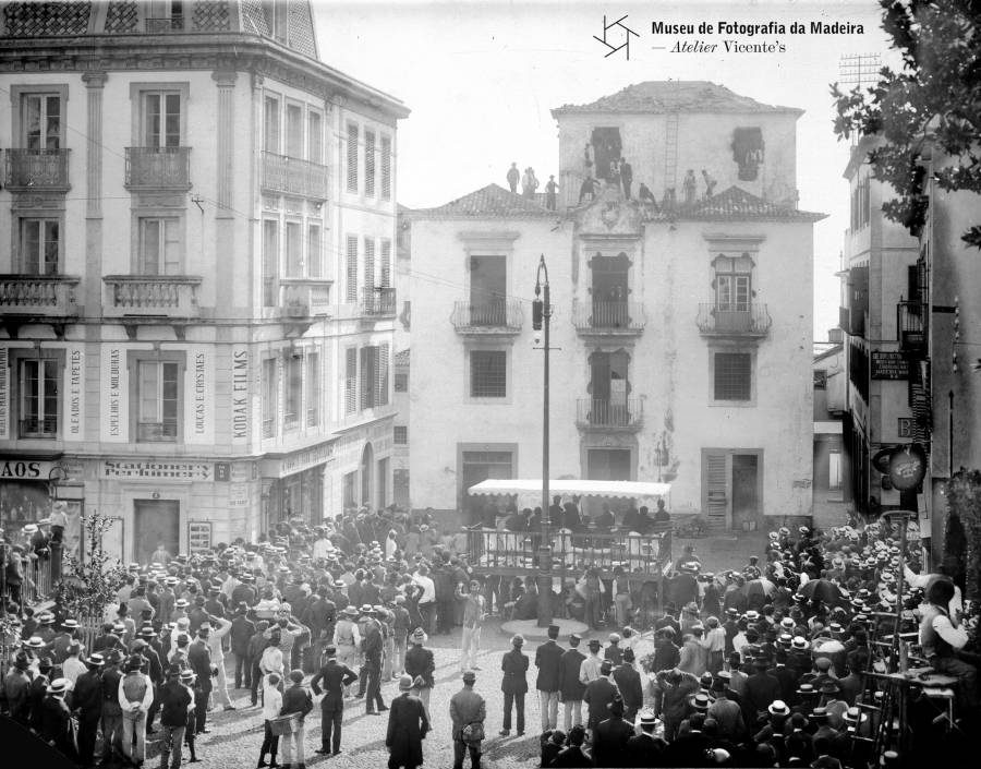 Demolição do edifício da cadeia civil do Funchal | 1913-11-29