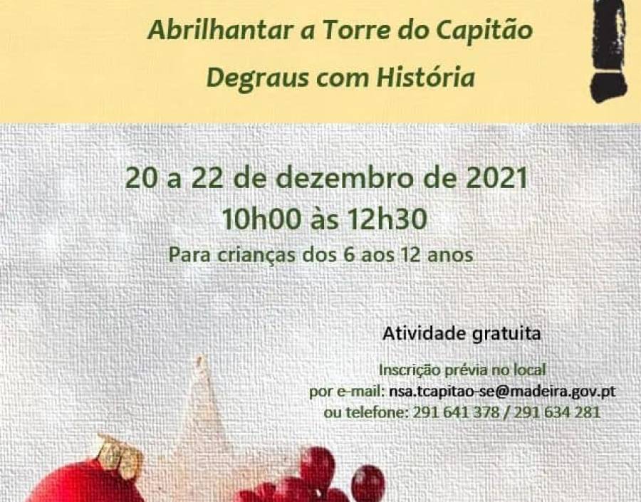Ateliês de Natal nos Museus e Espaços Culturais Tutelados pelo Governo Regional da Madeira | SRTC