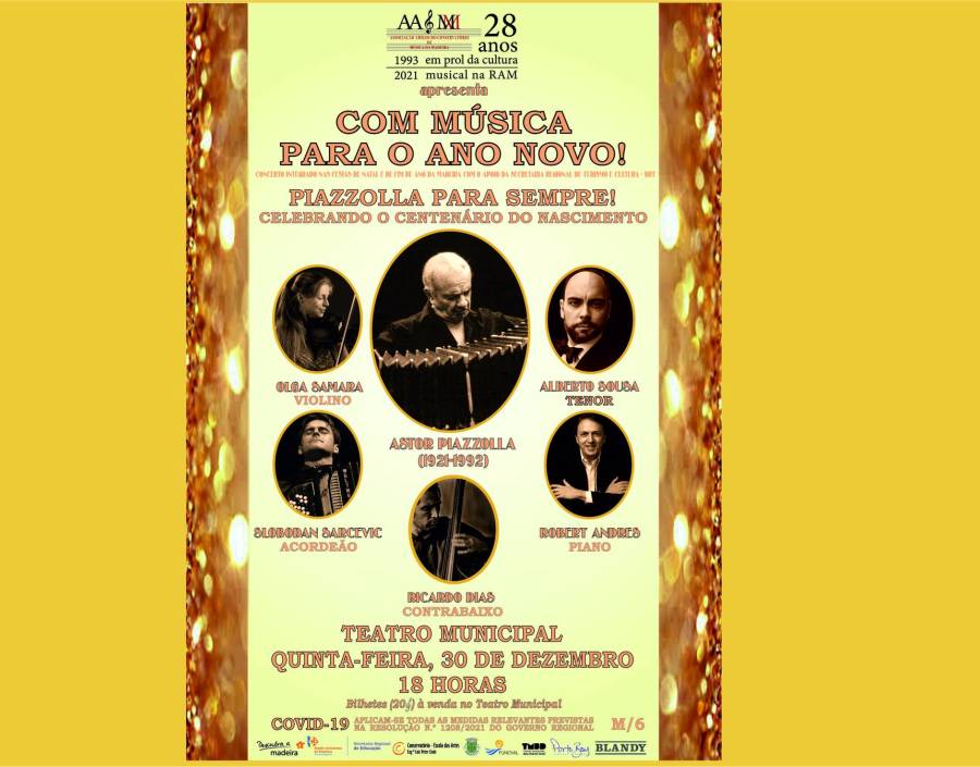A Associação Amigos do Conservatório de Música da Madeira – AACMM apresenta:
