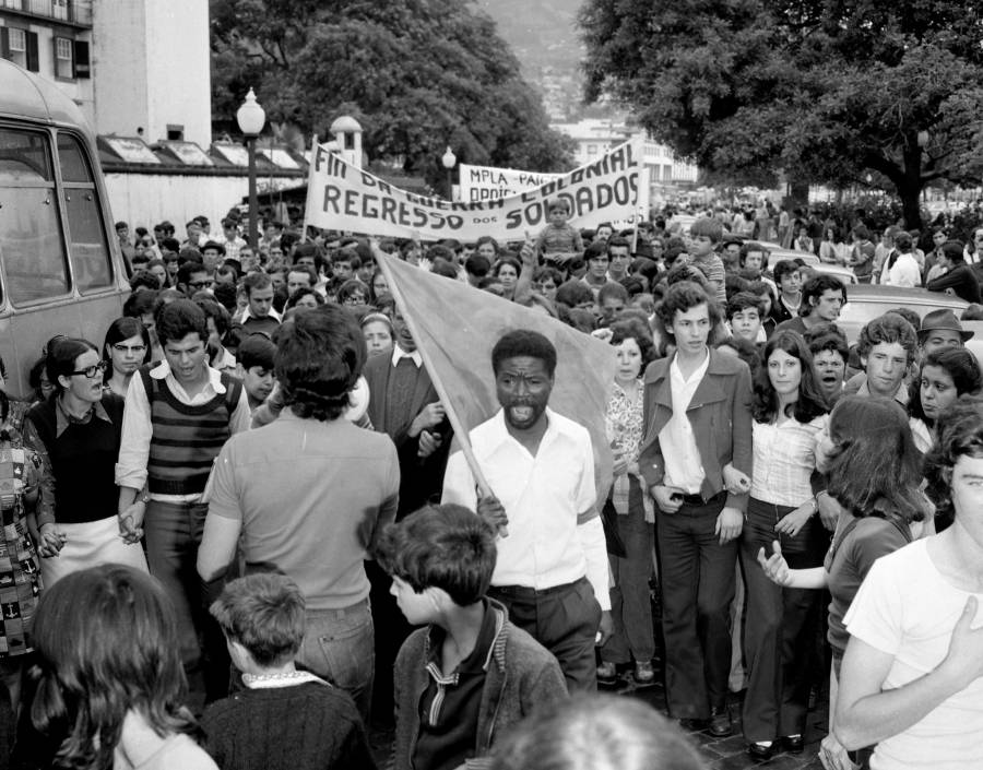Manifestação contra a guerra colonial, Funchal | 1974-06-10