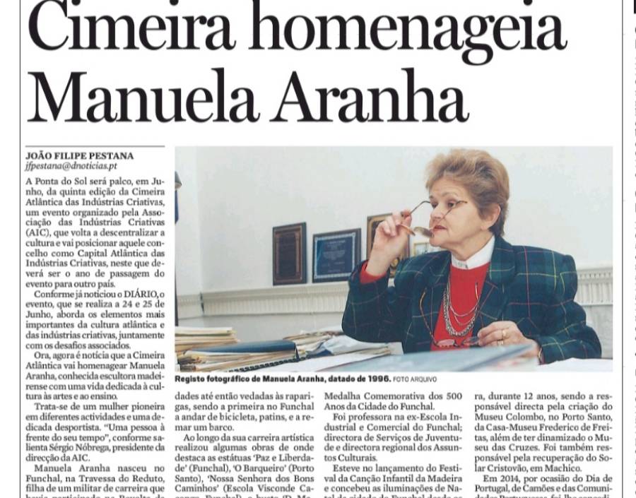 Clipping: Summit honors Manuela Aranha