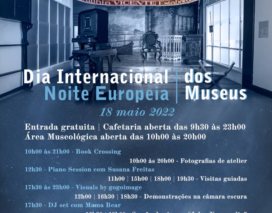 Dia 18 de maio - Dia de Festa no Museu de Fotografia da Madeira  – Atelier Vicente's. 