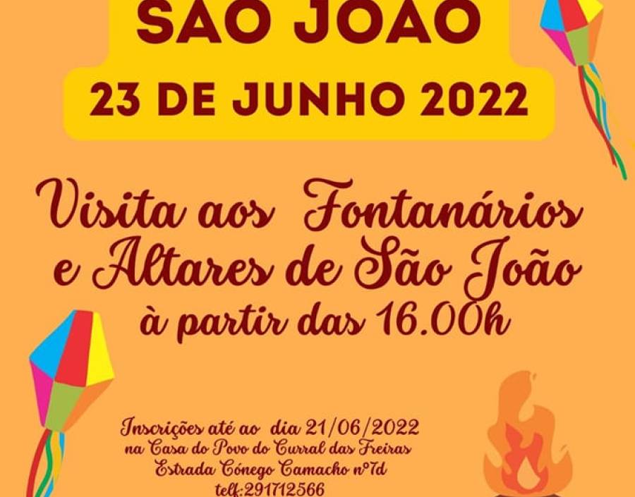 Visita aos Fontanários e Altares de São João - Curral das Freiras