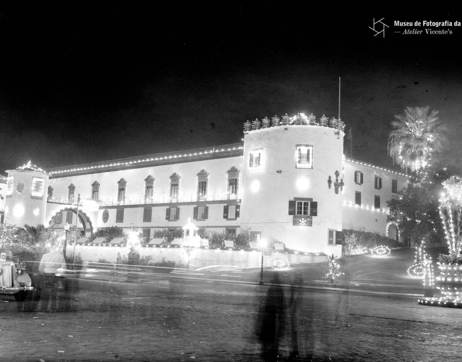 Iluminação da cidade do Funchal na passagem de ano  | 1959