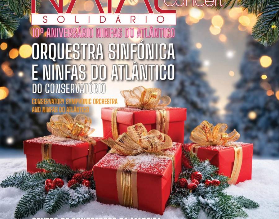 O Conservatório - Escola Profissional das Artes da Madeira Eng.º Luiz Peter Clode apresenta Concerto de Natal Solidário 