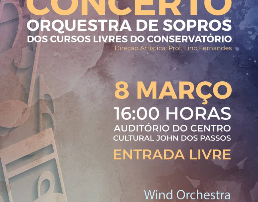 Concerto Orquestra de Sopros dos Cursos Livres do Conservatório