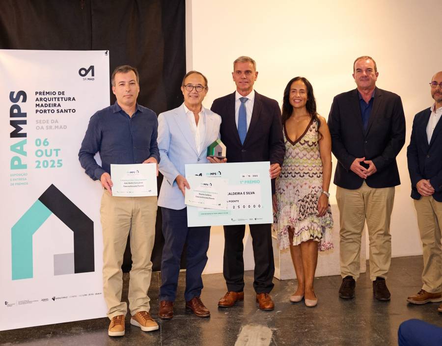 Cerimónia de entrega do Prémio de Arquitetura da Madeira e Porto Santo 2025 (PAMPS)