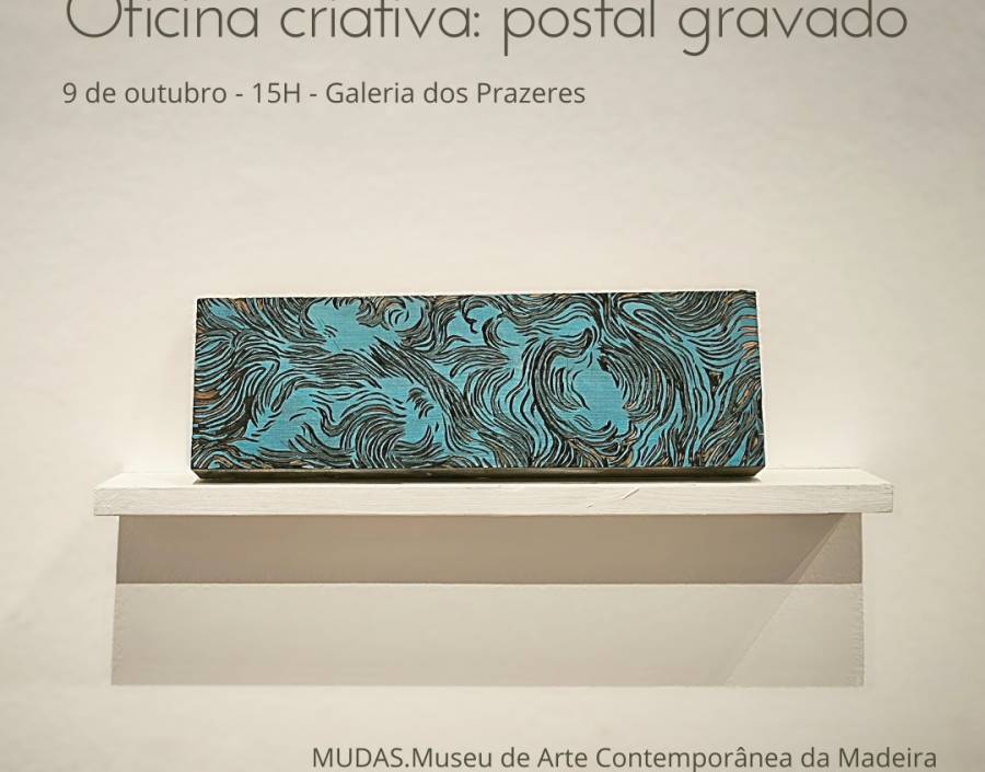 Oficina criativa: postal gravado