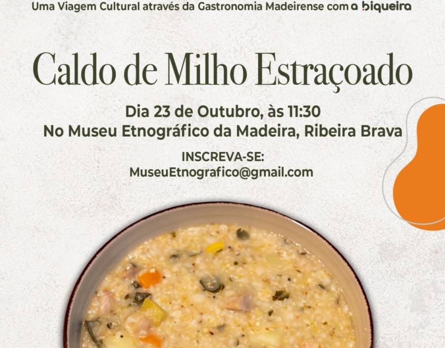 Sabores no Museu | Caldo de Milho Estraçoado