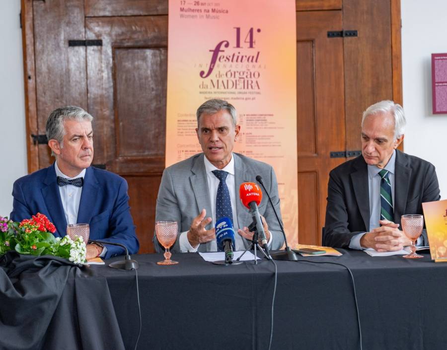 Conferência de imprensa da 14.ª Edição do Festival Internacional de Órgão da Madeira (FIOM)