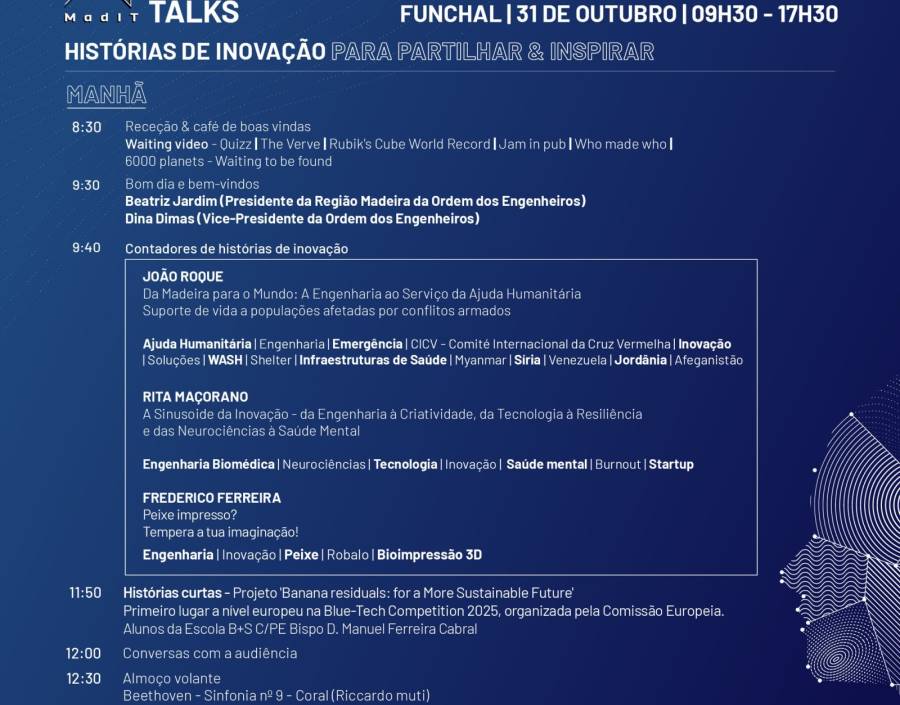 MadIT 2025 – Madeira Innovation Talks 