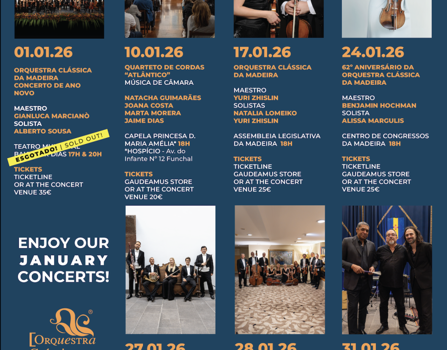 A Orquestra Clássica da Madeira apresenta: