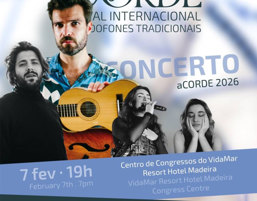 Concerto aCORDE 2026 | André Santos convida Salvador Sobral, Elisa Silva e Juliana Anjo