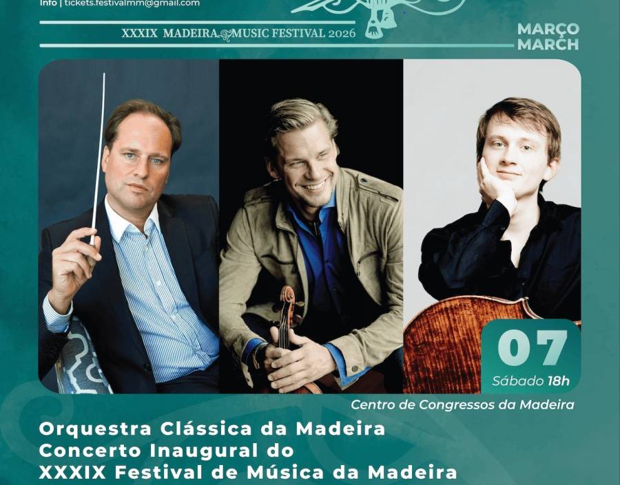 XXXIX Festival de Música da Madeira apresenta o Concerto Inaugural do XXXIX Festival de Música da Madeira 