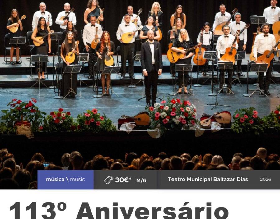 113.º Aniversário Orquestra de Bandolins da Madeira