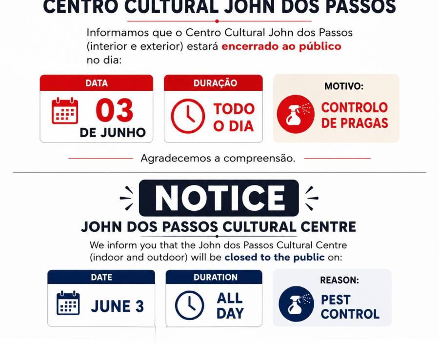 Informação de encerramento