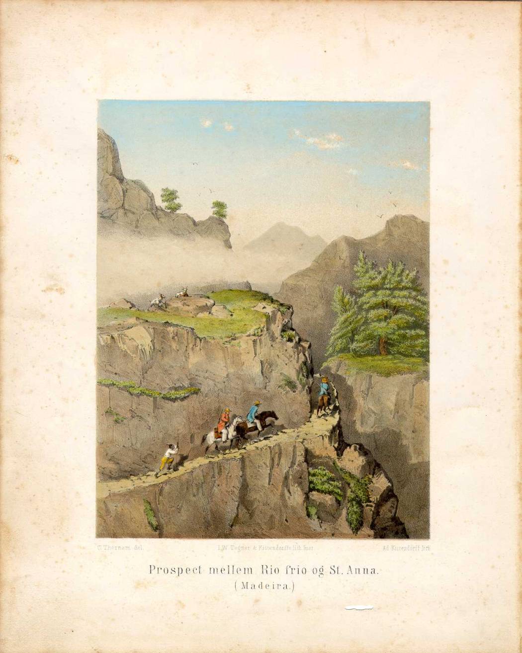 Prospect mellem Rio frio og St. Anna (Madeira)