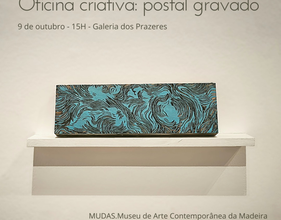 Oficina criativa: postal gravado
