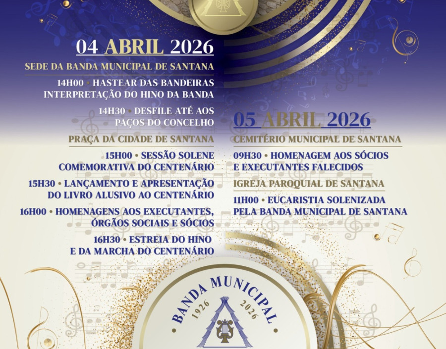 Celebração dos 100 Anos da Banda Municipal de Santana