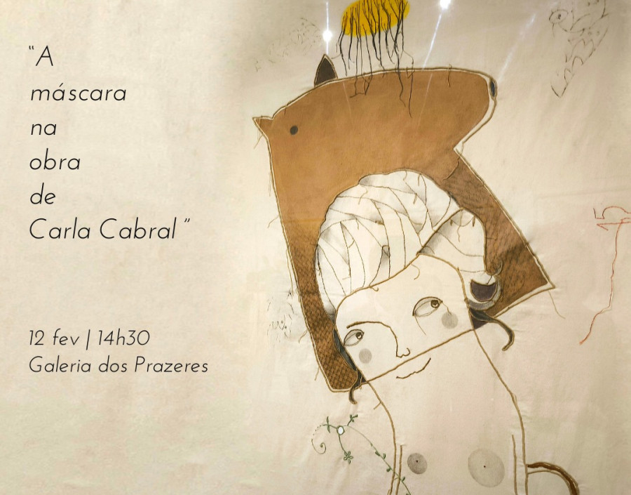 Visita-oficina “A máscara na obra de Carla Cabral”