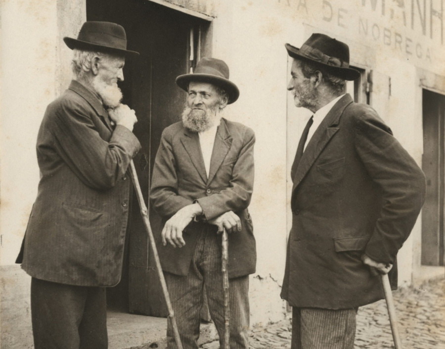 Retrato de três homens idosos | 1932