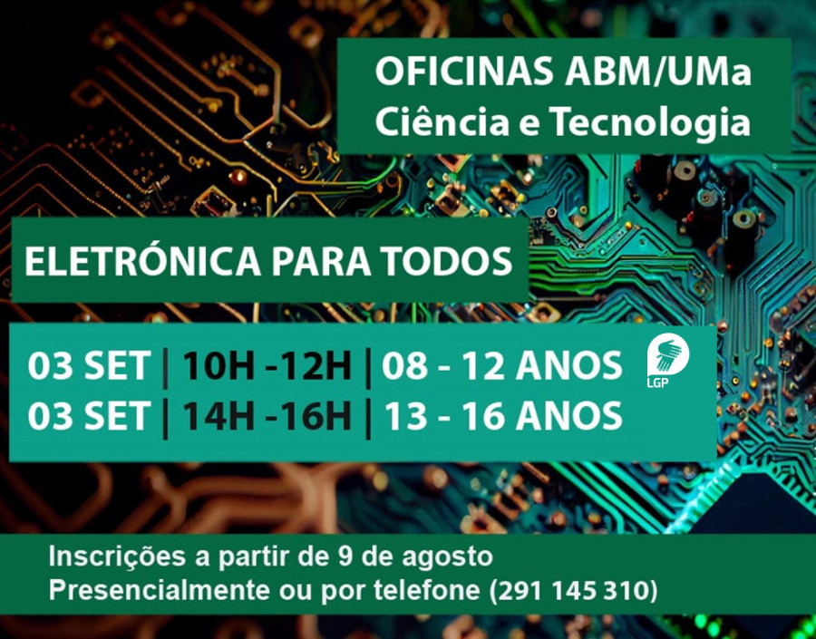 Oficinas ABM/UMa - Ciência e Tecnologia | Inscrições abertas