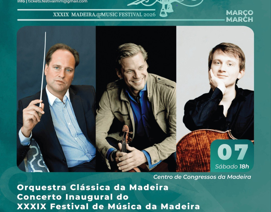 XXXIX Festival de Música da Madeira apresenta o Concerto Inaugural do XXXIX Festival de Música da Madeira 