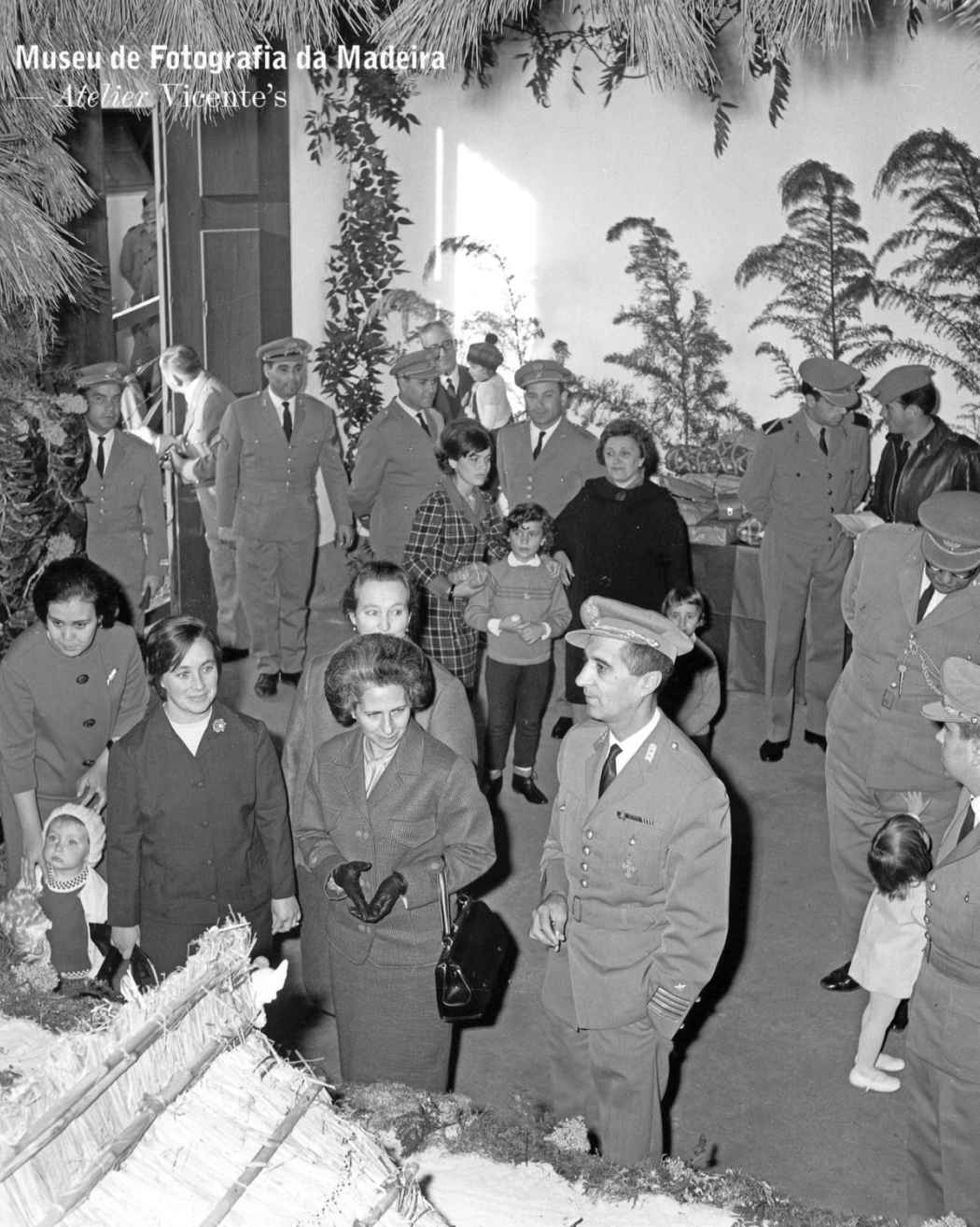 Inauguração do presépio e árvore de Natal da Bateria de Artilharia de Guarnição n.º 2 | 1965