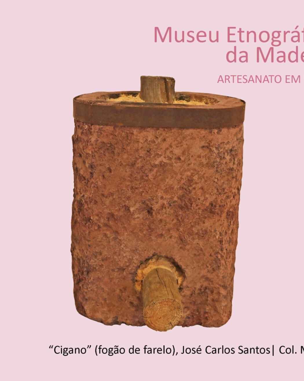 O “Cigano” (fogão de farelo)