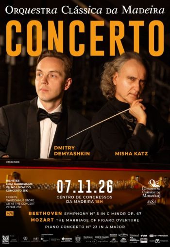 Orquestra Clássica da Madeira em Concerto Especial com Misha Katz e Dmitry Demyashkin